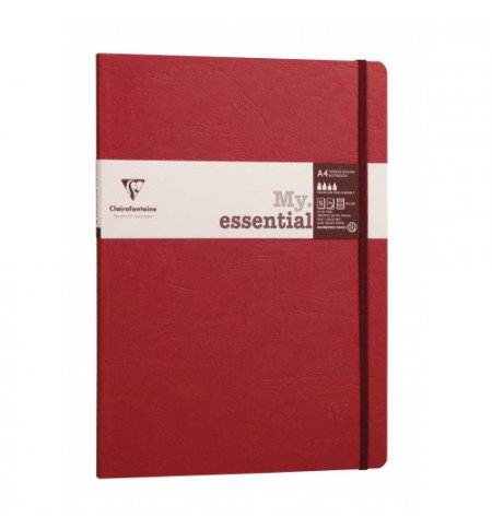 CAHIER BROCHE AGE BAG 210x297mm (A4) 192P LIGNEES - BORDEAUX - Papeterie  Jeanneret