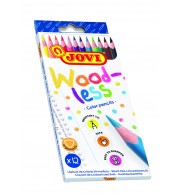 CRAYONS DE COULEUR WOODLESS JOVI ETUI DE 12