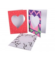 CADRE COEUR CARTON - LOT DE 30