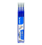 3 RECHARGES PILOT FRIXION BLEUES