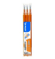 3 RECHARGES PILOT FRIXION ORANGE