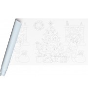 PAPIER FRESQUE EN ROULEAU NOEL