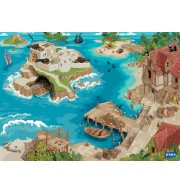 TAPIS DE JEU PIRATE 130 X 100 CM