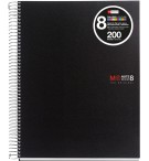 CAHIER NOTEBOOK MIQUELRIUS A4 COUV.POLYPRO 400P 5X5
