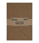 PAQUET 20 ENVELOPPES 162X229mm KRAFT 120G