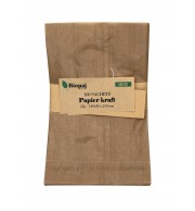 100 SACHETS KRAFT 35G 140 X 210 MM SOUFFLET DE 80 MM