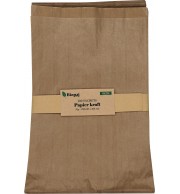 100 SACHETS KRAFT 35G 230 X 360 MM SOUFFLET DE 80 MM