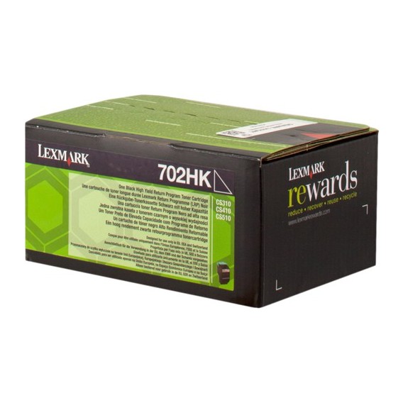 LEXMARK CARTOUCHE LASER NOIRE HC 702HBK / 70C2HK0 / 223650