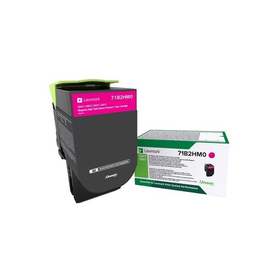LEXMARK CARTOUCHE LASER MAGENTA 71B2HM0