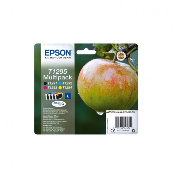 EPSON CARTOUCHE JET D'ENCRE MULTIPACK POMME T129540/219408