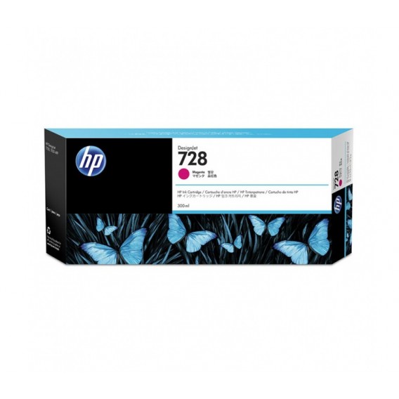 HP CARTOUCHE JET ENCRE MAGENTA F9J66A N°728