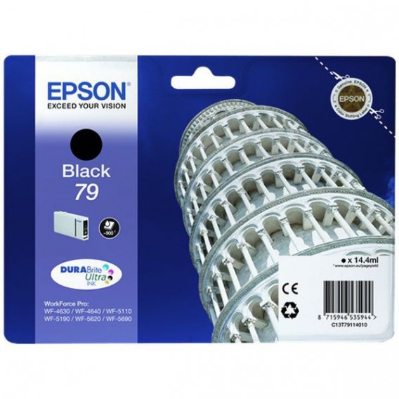 EPSON CARTOUCHE JET D'ENCRE NOIR T791140 PISE / 240418