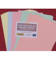 RAMETTE 5X50F REPRO 80G A3 COULEURS ASSORTIES PASTEL