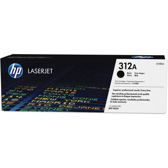 HP CARTOUCHE LASER NOIRE CF380A / 310843 / 312A