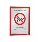 POCHETTES ADHESIVES REPOSITIONNABLES ROUGE A4 - LOT DE 2