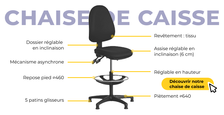 Chaise de caisse