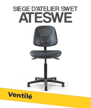 Siège d'atelier ventilé SWET